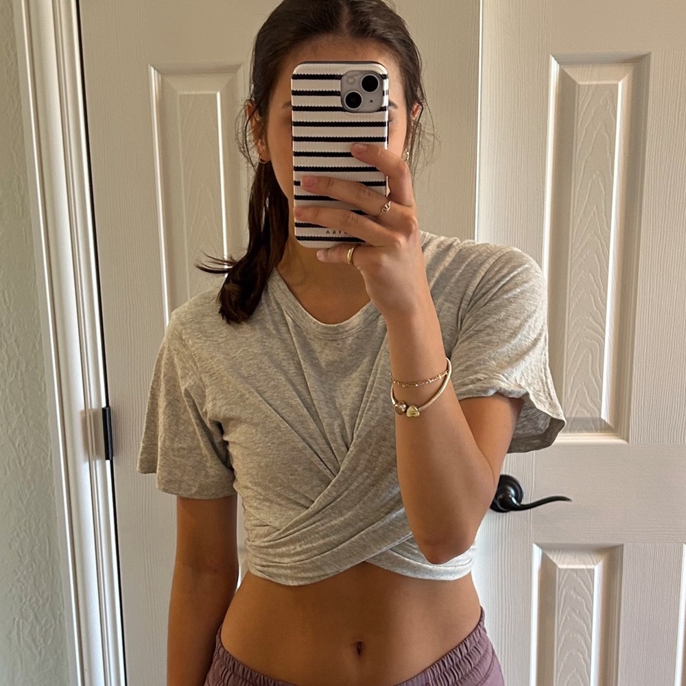 Aerie Wrap Crop Top
